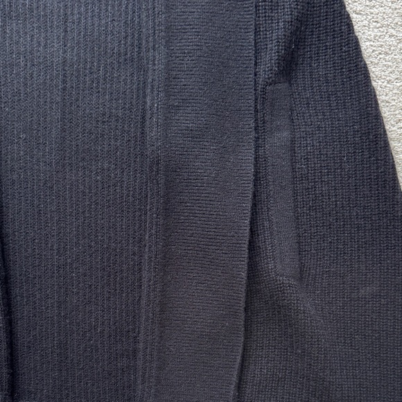 Classics Entier Black Ribbed Knit Shawl/Cardigan - Picture 8 of 12